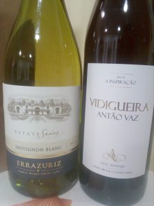 Degustación de vinos blanco