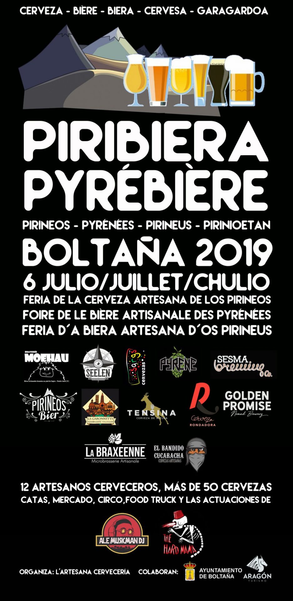 Cartel Feria de la Cerveza del Pirineo