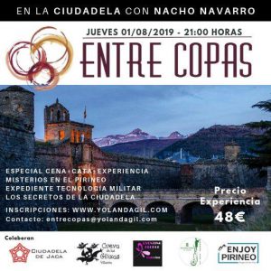 Cena entre copas en Jaca