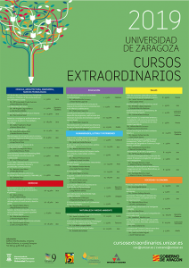 Cartel Cursos Extraordinarios Universidad de Zaragoza