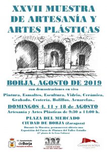 Muestra de artesanía y artes plásticas de Borja