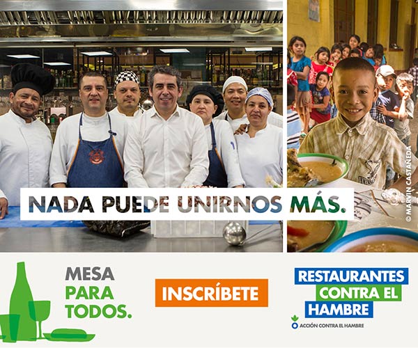 Vuelve la campaña Restaurantes contra el hambre