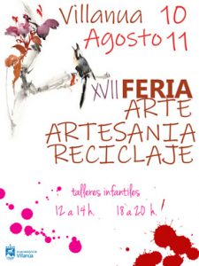 Feria de arte, artesanía y reciclaje en Villanúa 