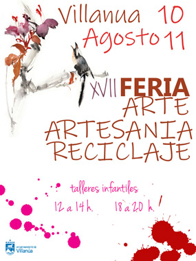 Feria de arte, artesanía y reciclaje en Villanúa