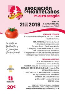 Aniversario Asociación de Hortelanos del Alto Aragón 