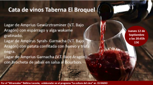 Cata de vinos en El Broquel