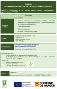 Formación insumos ecológico CAAE