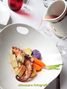 pulpo con tuberculos PARRILLA