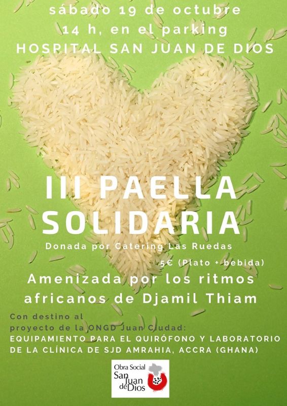 Paella solidaria San Juan de Dios