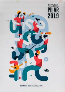 Cartel Fiestas del Pilar 2019