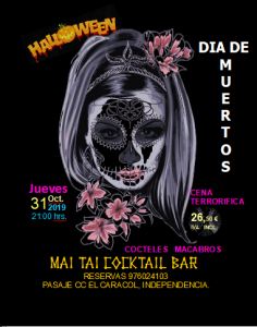 Cena de Halloween en Mai Tai 