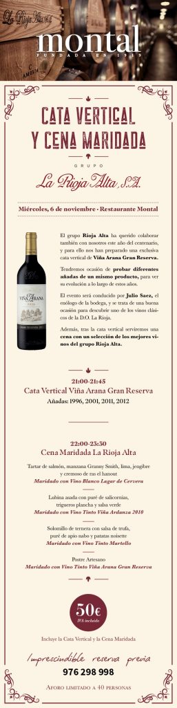 Cata vertical Montal