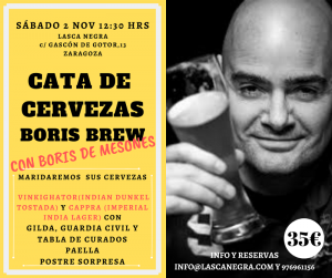 Cata de cervezas en Lasca Negra