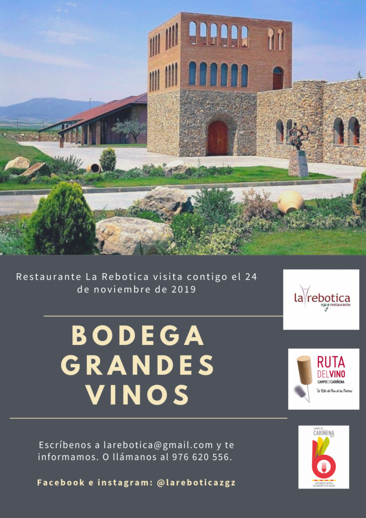 Visita a bodega y cata Grandes Vinos La rebotica