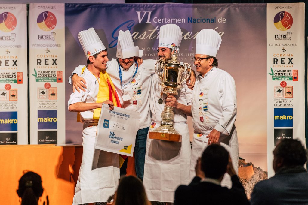 Representantes de la Asociación de Cocineros de Aragón