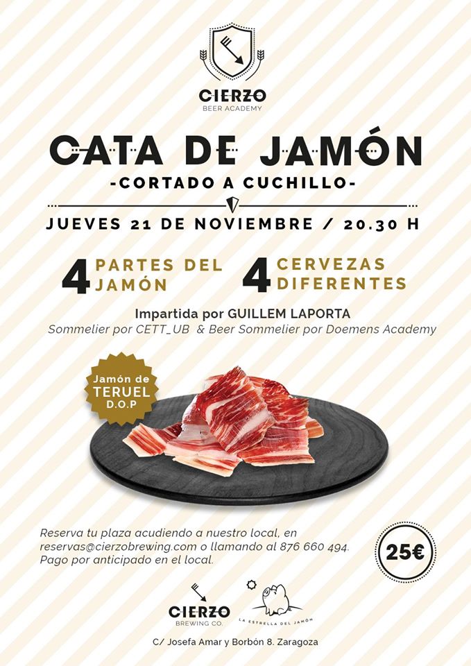 Cata de jamón y ceveza