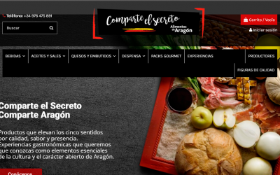 Tienda ‘online’ de productos de Aragón