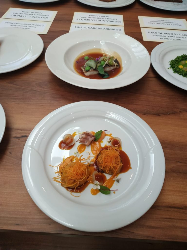 Foto 2. Platos elaborados por los hermanos Carcas en el VI Certamen Nacional de Gastronomía v2