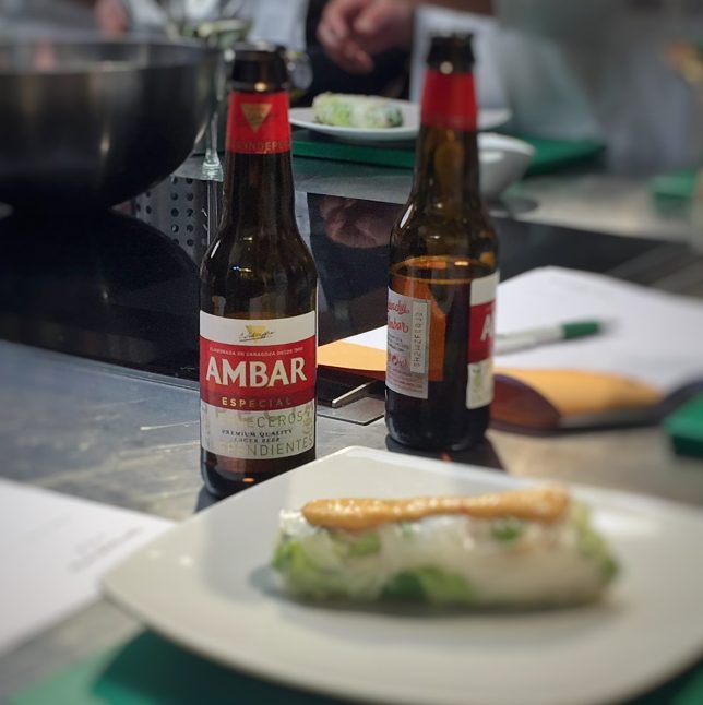 Curso de recetas con Cervezas Ambar