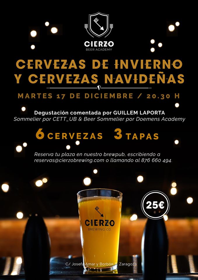 Cata de cervezas - cierzo