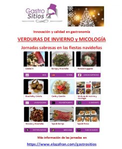 GASTRO SITIOS Verduras de invierno y micología