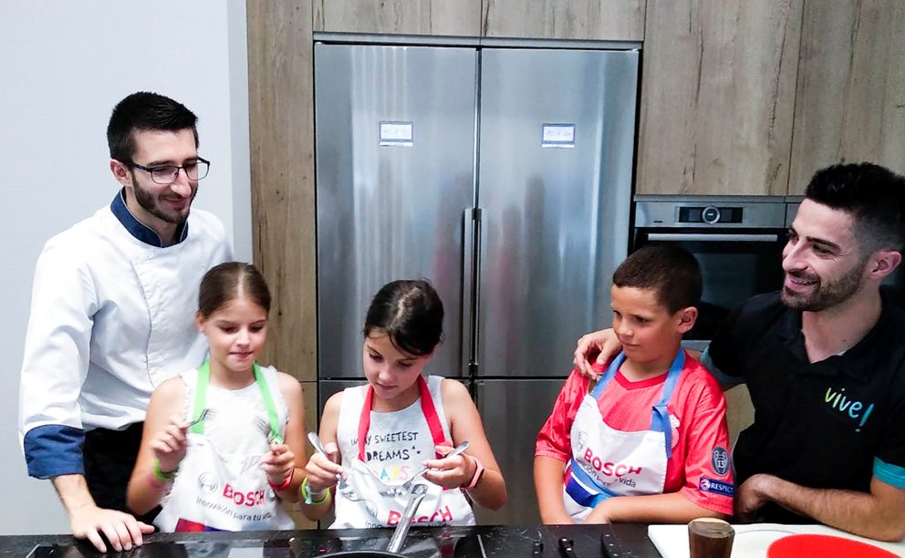 cocina con niños