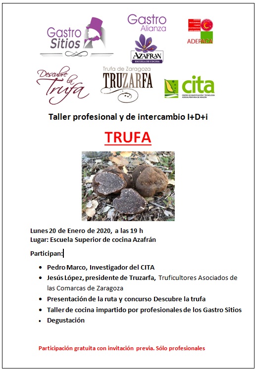 Taller profesional Trufa Negra Gastro Sitios