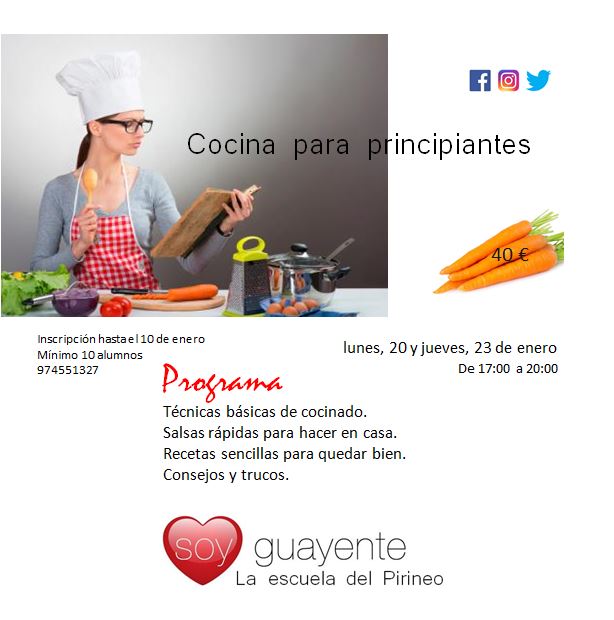 Curso de cocina guayente