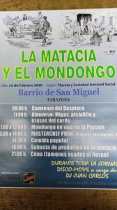 15 feb TARAZONA matacia