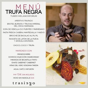 2020 Trasiego menu trufa