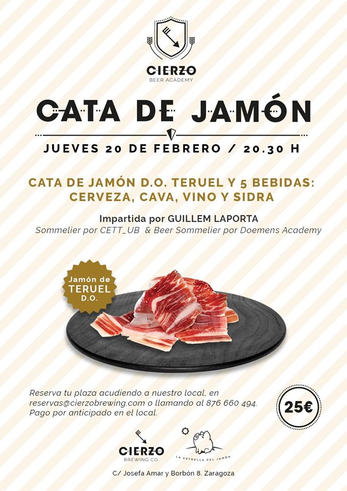 Cata de Jamón en Cierzo