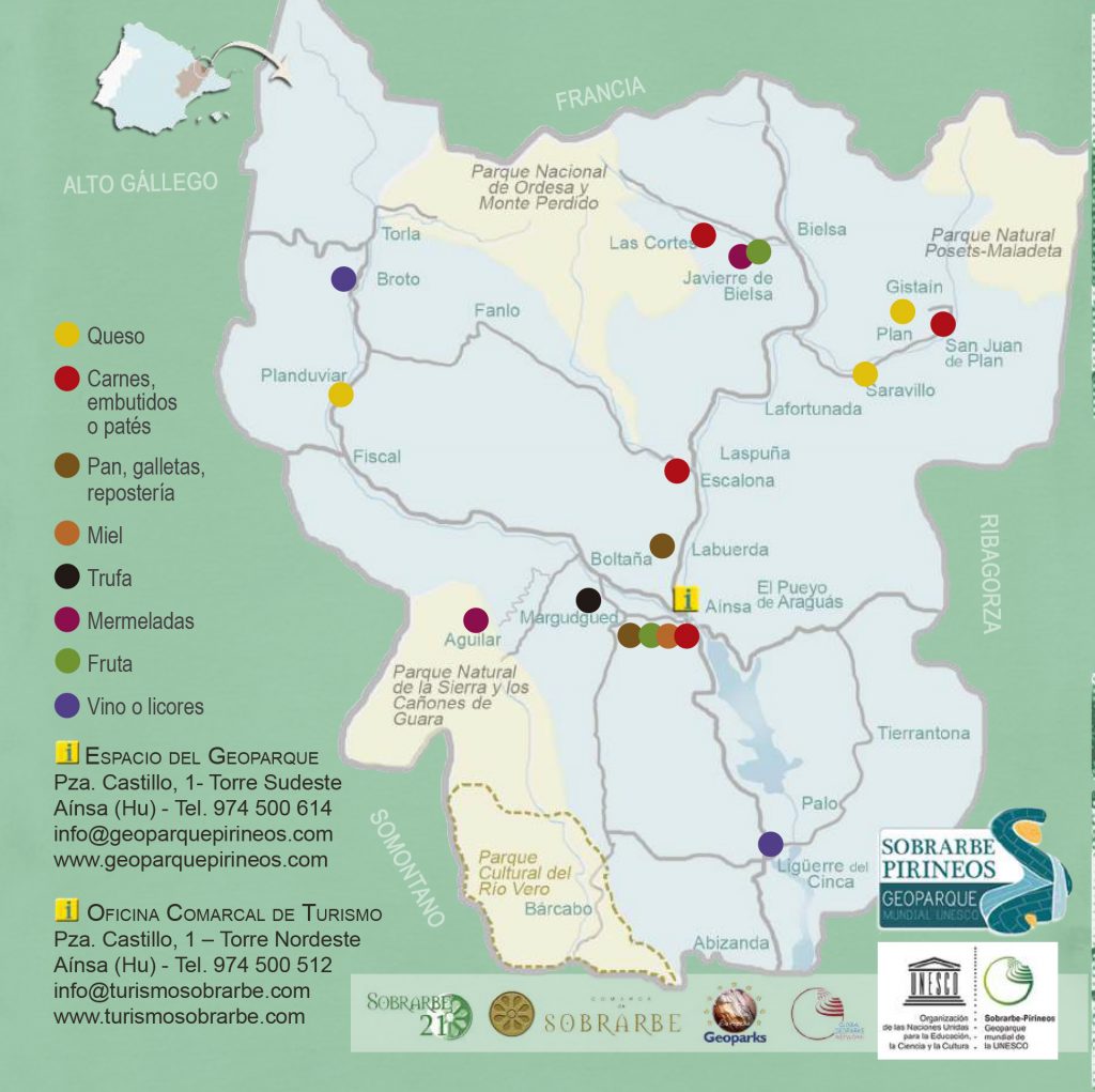 Mapa georparque