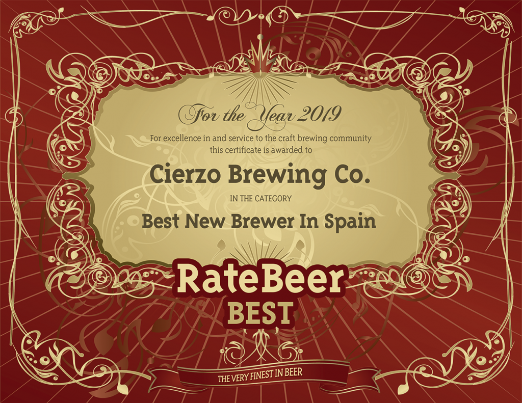 RB2019 Cierzo Brewing Co premio