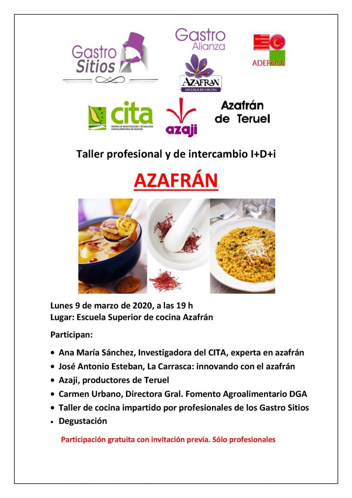 20-03 TALLER PROFESIONAL DE azafran