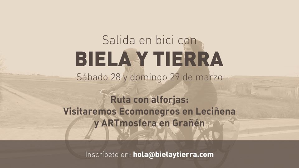 Salida en bici con biela y tierra