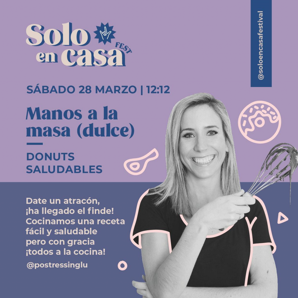 Taller de postres sin gluten Solo en casa Fest