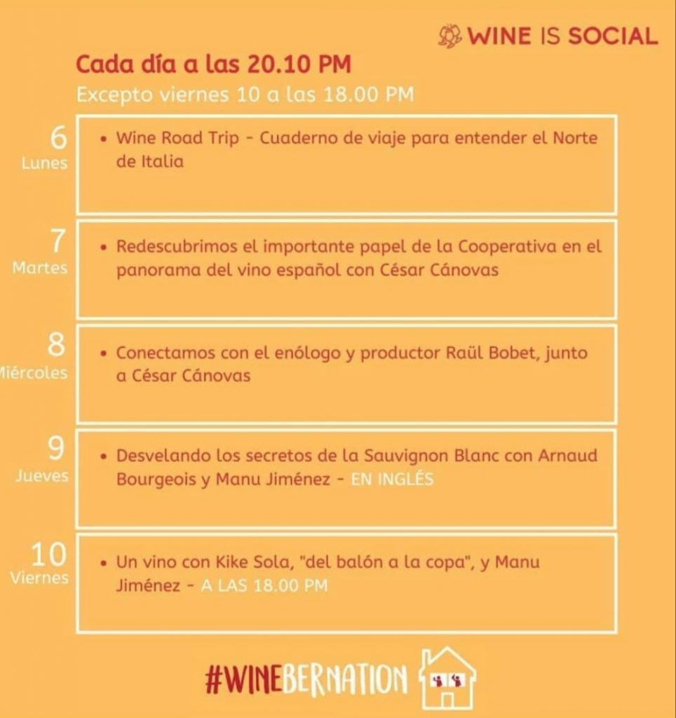 Charlas sobre vino