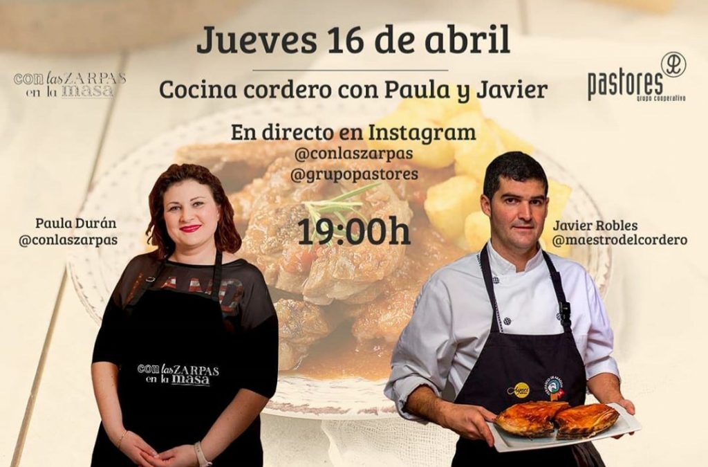 Cocina con cordero 