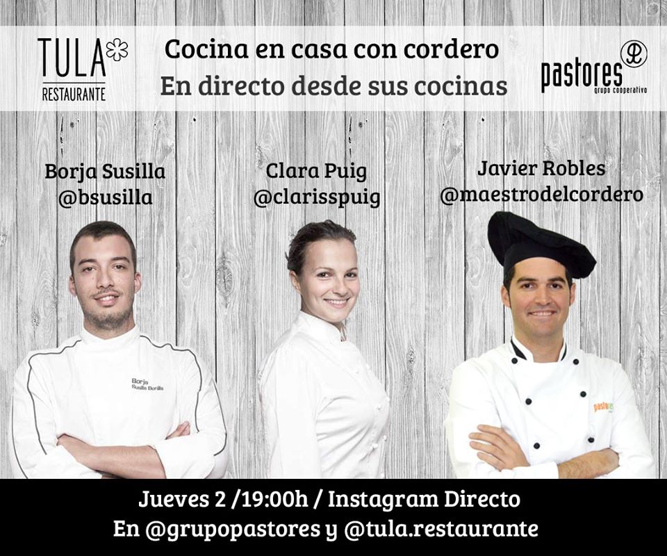 Cocina en directo con cordero