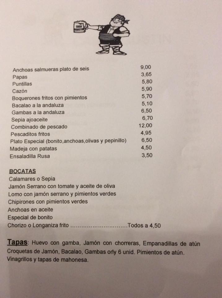 Carta Casa Agustín 