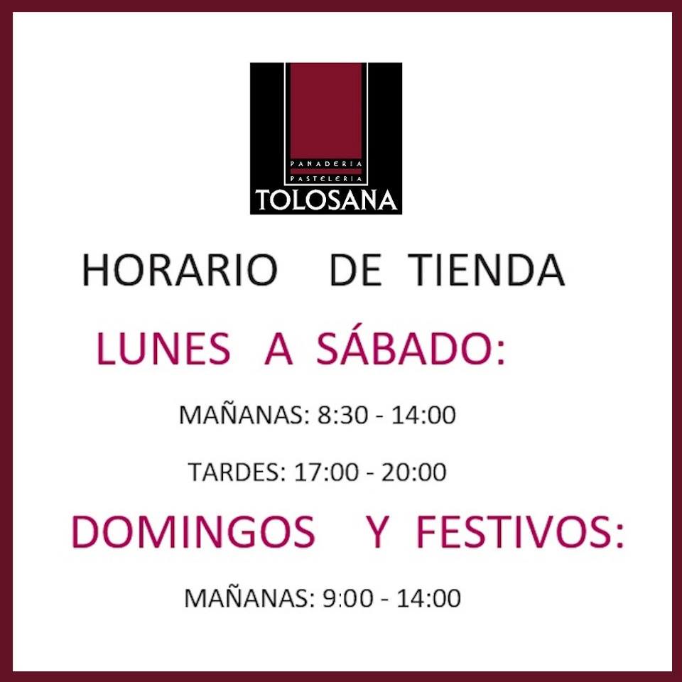 Horario Tiendas Tolosana