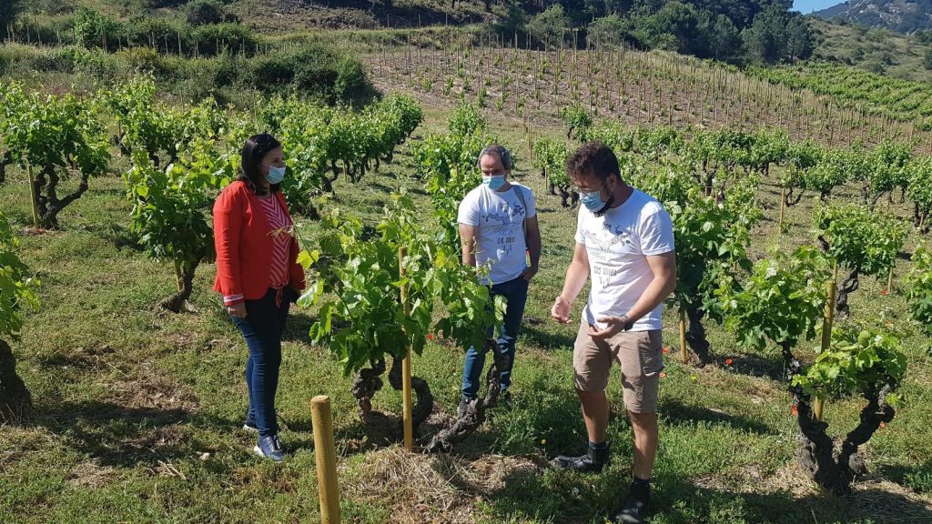 La directora general de Innovación y Promoción Agroalimentaria, Carmen Urbano, visita El Jardín de las Iguales