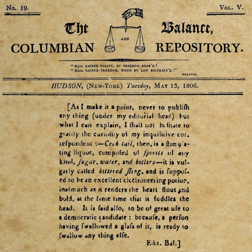 CULT The Balance and Columbian Repository,