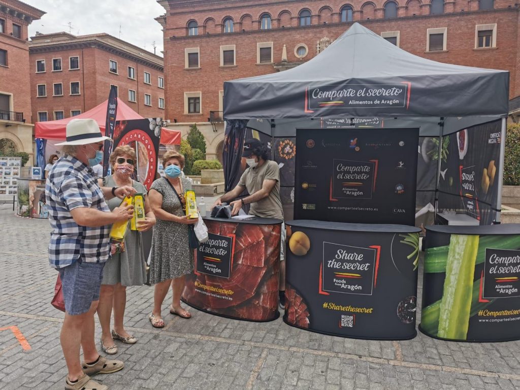 Carpa Aragón Alimentos Comparte El Secreto en Teruel