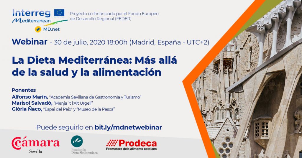 Webinar “La Dieta Mediterránea: Más allá de la salud y la alimentacíon"