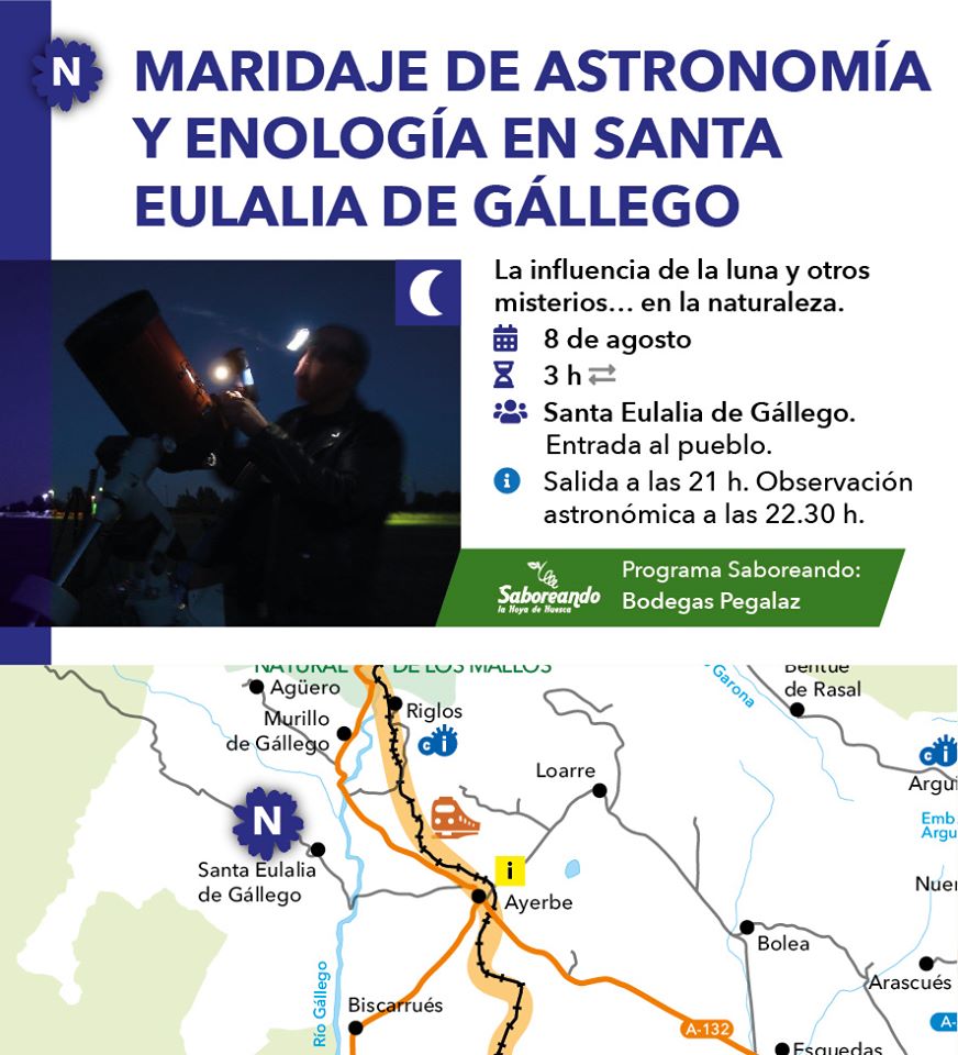 Maridaje astronomía y enología