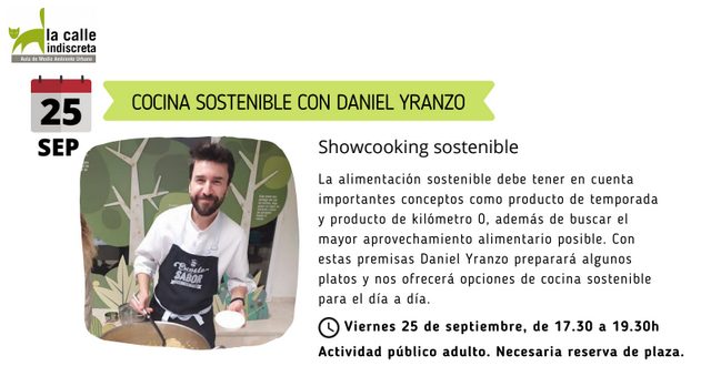 Showcooking sostenible - La calle indiscreta