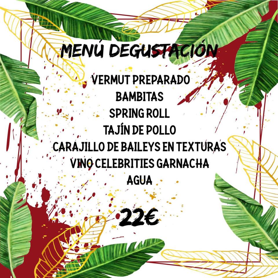 Menú degustación Lambamba- El Viejo Negroni