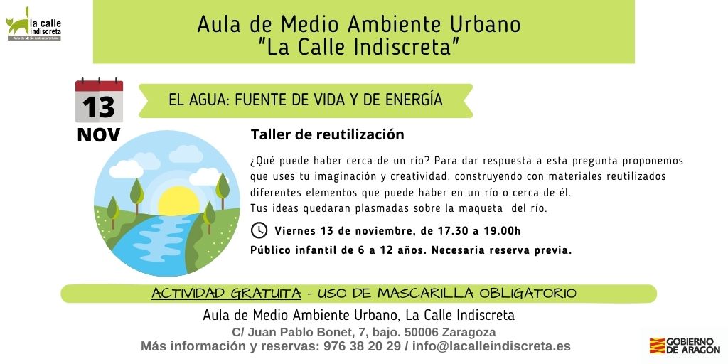 Taller de reutilización "El agua: fuente de vida y energía"