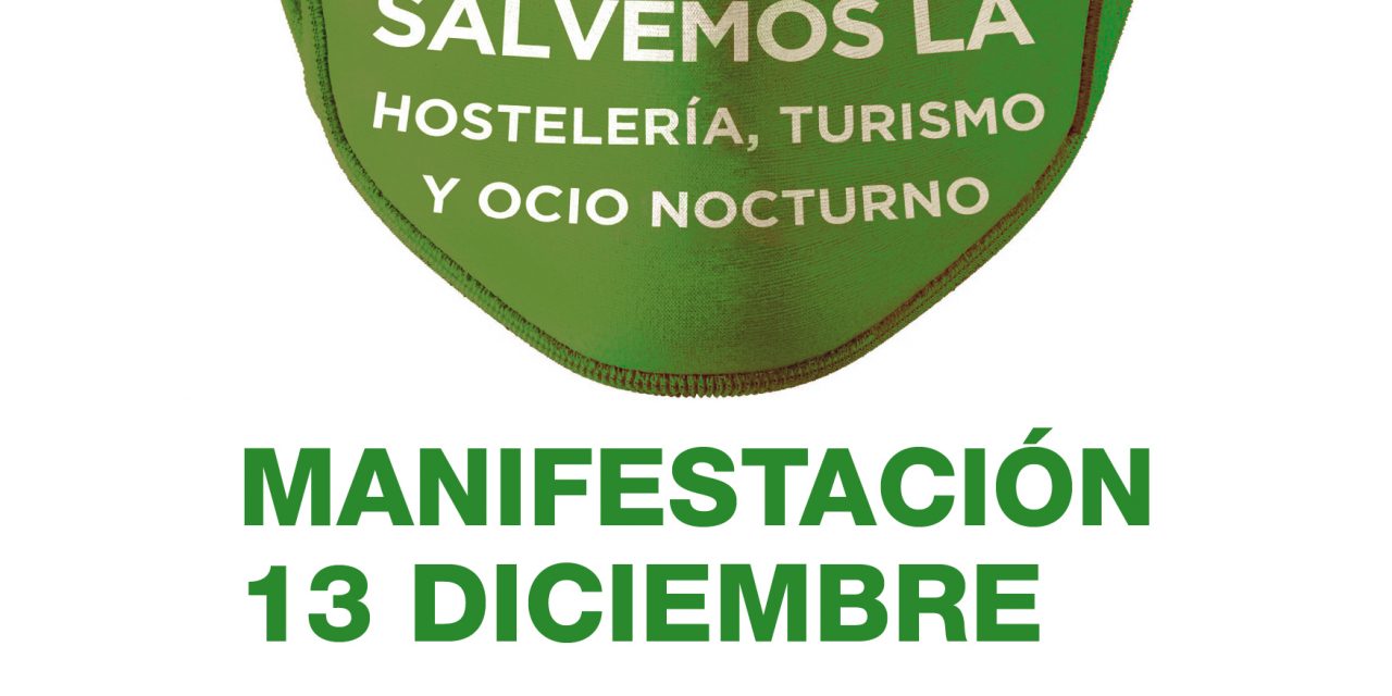 Manifestación de la hostelería el domingo, 13 en Zaragoza